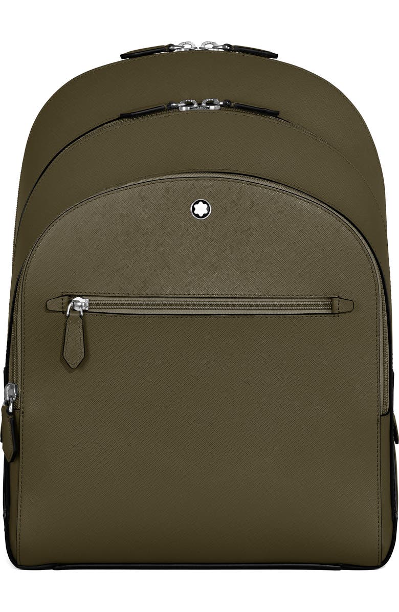 Montblanc Sartorial Leather Backpack, Main, color,