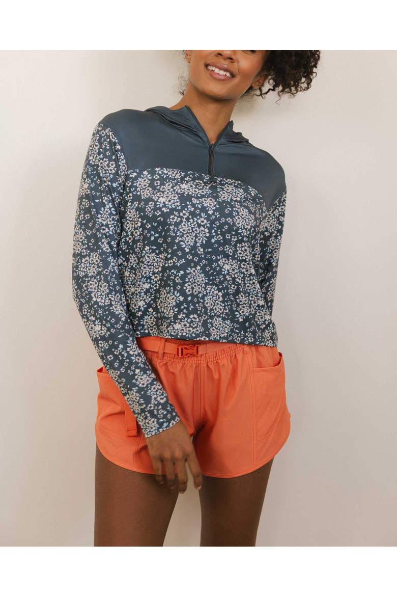 Quarter Zip Sunshade, Main, color, Wild Flower