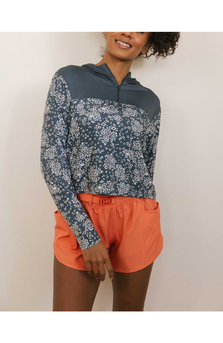 Nani Swimwear Quarter Zip Sunshade, Main, color, Wild Flower