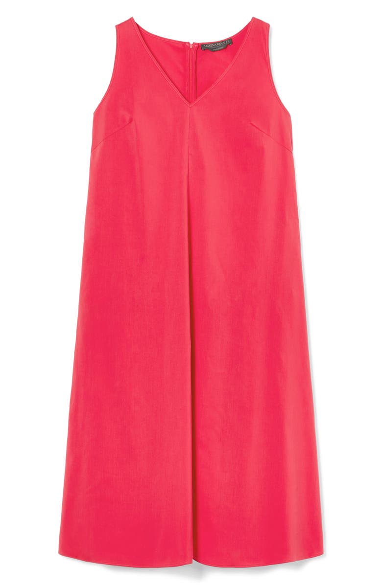 Marina Rinaldi Camera Sleeveless Maxi Dress, Alternate, color, Pink Red