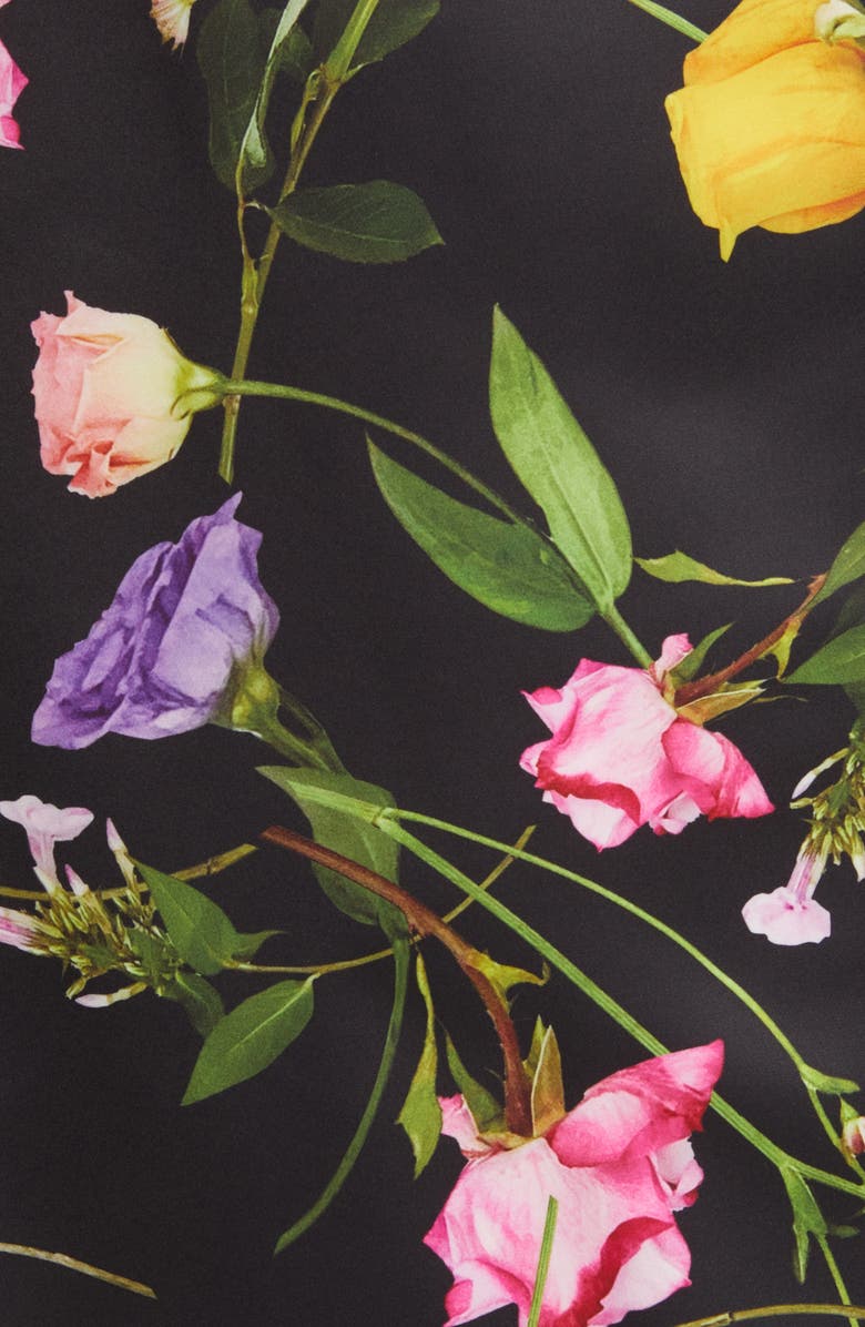 Ted Baker London Moiraa Floral Double Breasted Trench Coat, Alternate, color,