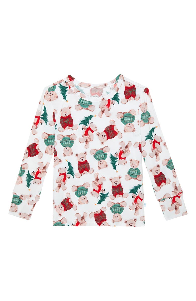 Posh Peanut Kids' Print Fitted Two-Piece Pajamas, Alternate, color, Lachlan