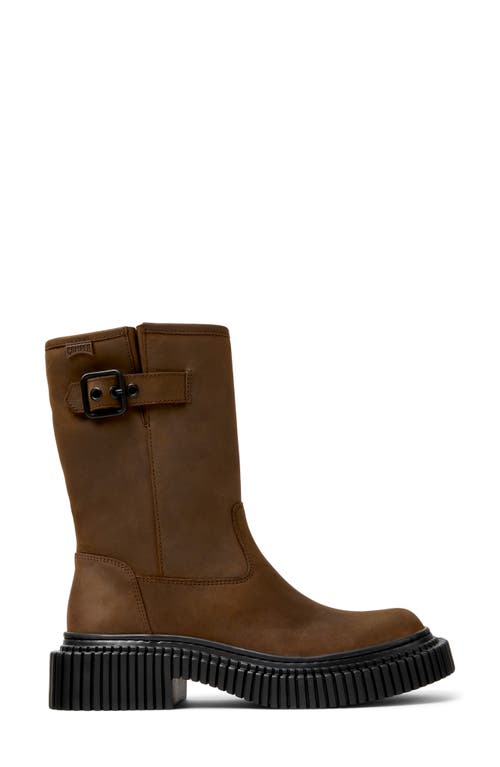 Camper 33mm Pix Berlin Buckle-embellished Boots In Brown