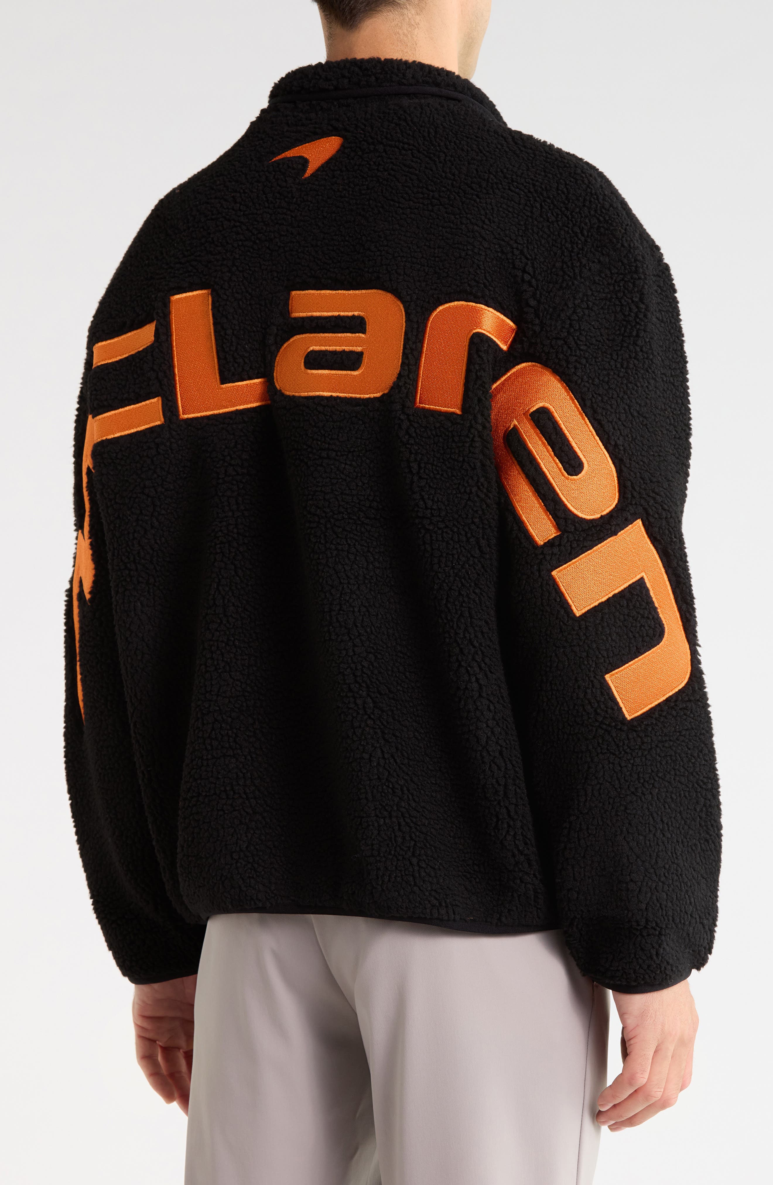 Reiss Snoop Reiss x McLaren Embroidered Fleece Jacket (Men