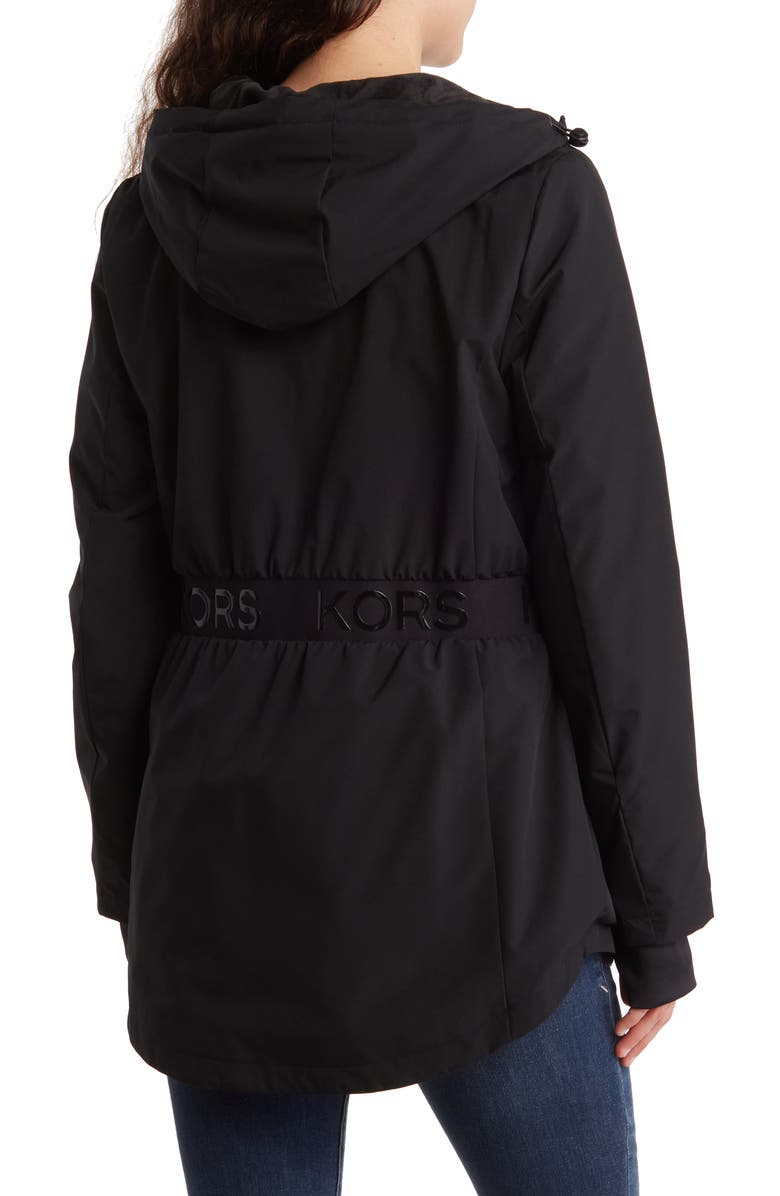 Michael Kors Water Resistant Hooded Softshell Jacket, Alternate, color, 