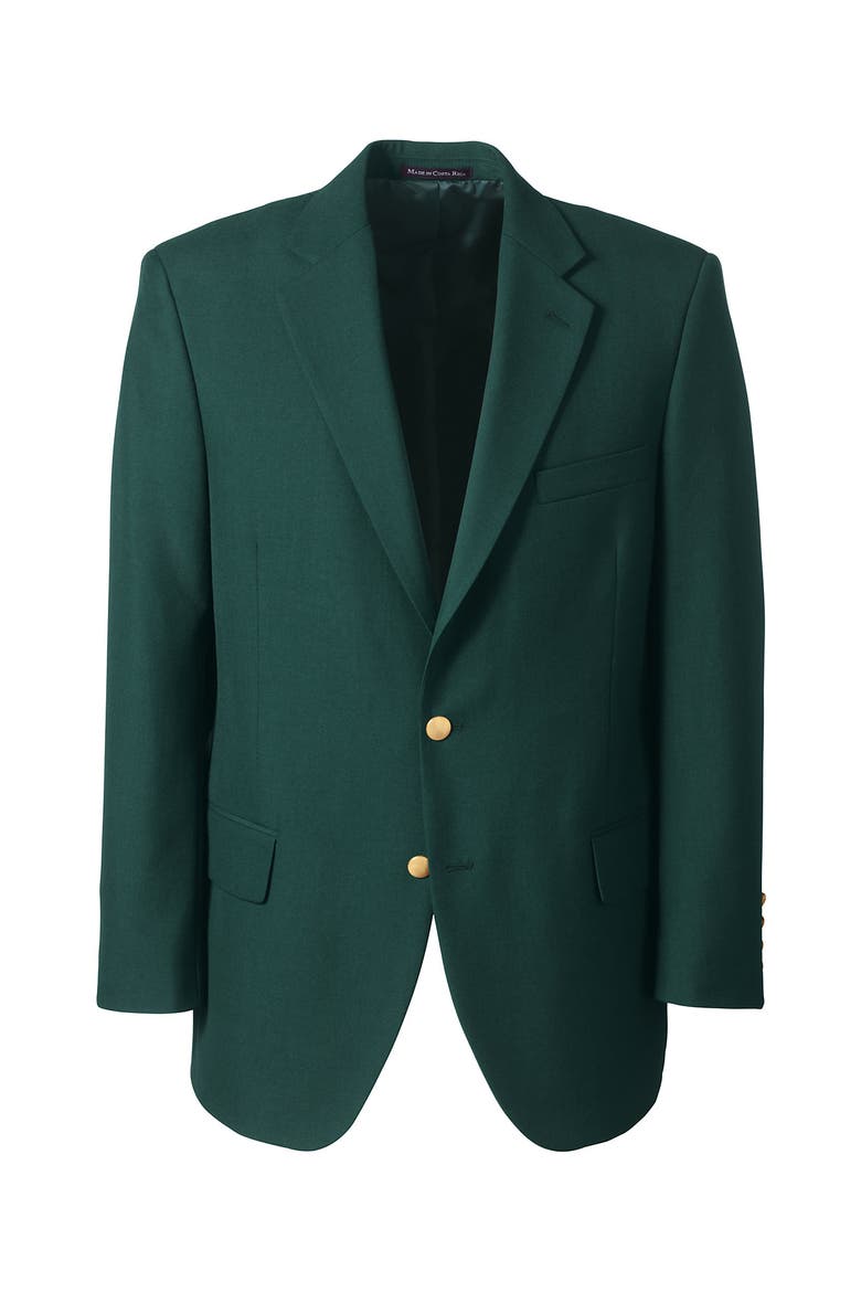 School Uniform  Hopsack Blazer, Alternate, color, Evergreen