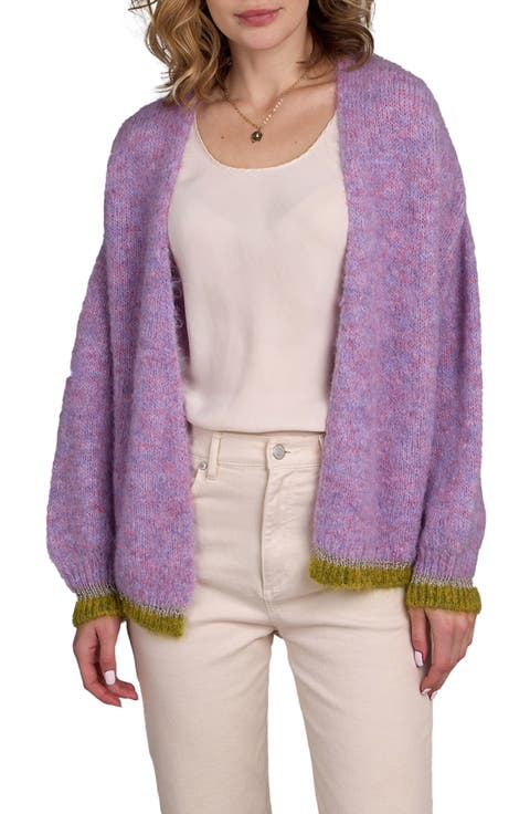Stripe Trim Cardigan