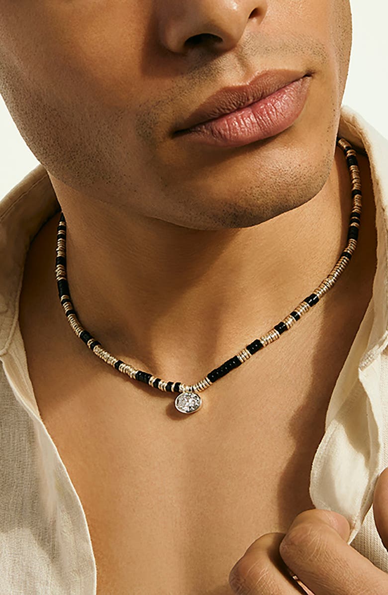 John Hardy Lovestruck<sup>™</sup> Heishi Lab Grown Diamond Necklace, Alternate, color, 