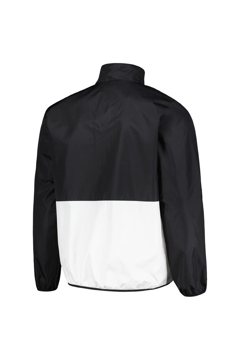 Men's G-III Sports by Carl Banks Black Iowa Hawkeyes Cornerman Half-Zip Top, Alternate, color, Black