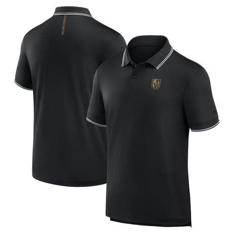 Men's Fanatics Black Vegas Golden Knights Front Office Move Mono Polo