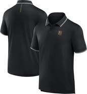 FANATICS Men's Fanatics Black Vegas Golden Knights Front Office Move Mono Polo