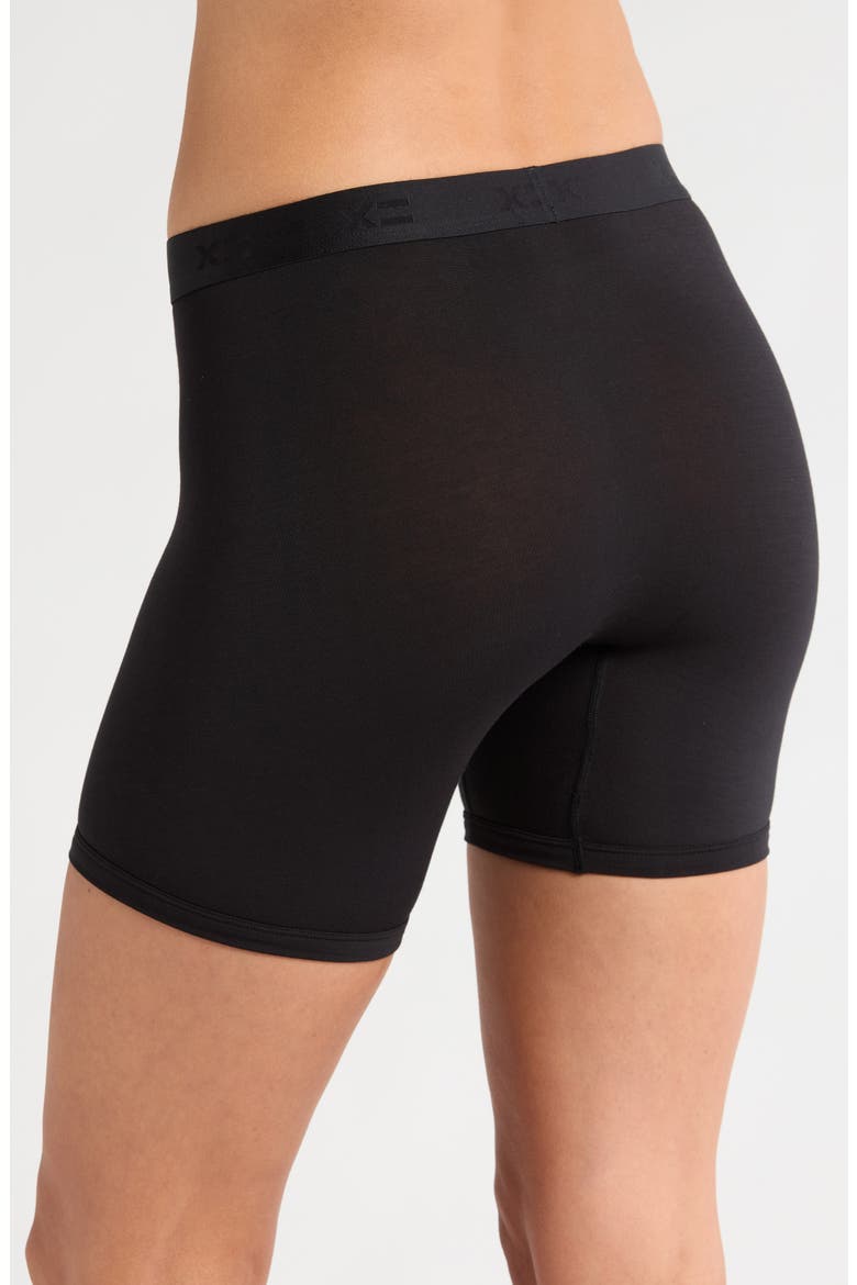 6-Inch Modal Boxer Briefs, Alternate, color, BLACK X