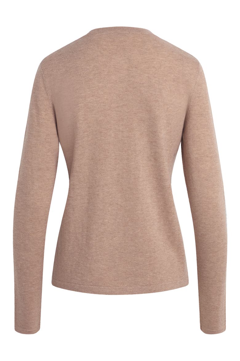 Lounge Merino Wool & Cashmere Blend Henley, Alternate, color, MOCHA