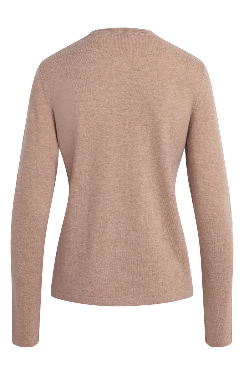 Favorite Daughter Lounge Merino Wool & Cashmere Blend Henley, Alternate, color, Mocha