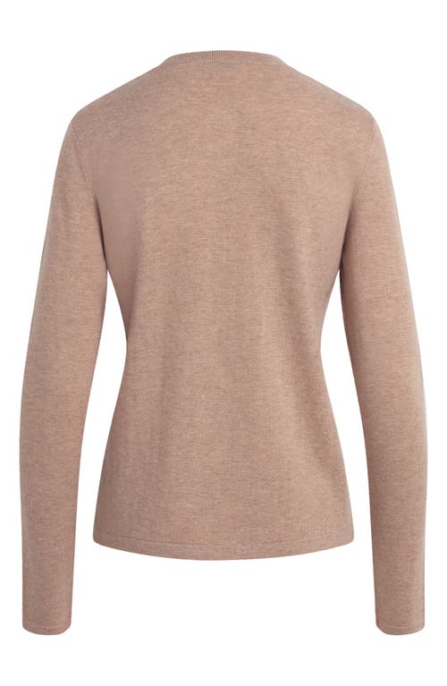 Favorite Daughter Lounge Merino Wool & Cashmere Blend Henley In Brown