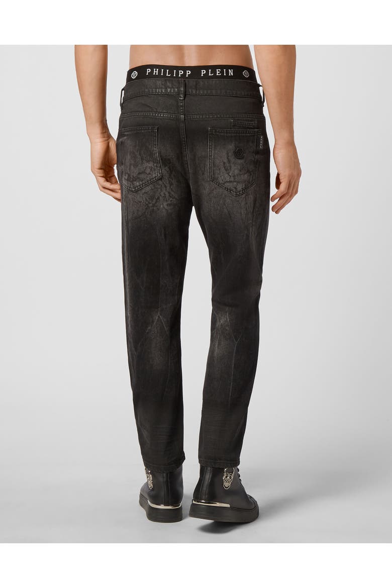 Jeans Carrot Fit Iconic Plein Men, Alternate, color, DangerousLove