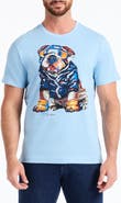 Robert Graham Chill Bulldog Cotton Graphic T-Shirt