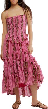 Free People Alejandra Smocked Bodice Tiered Sundress