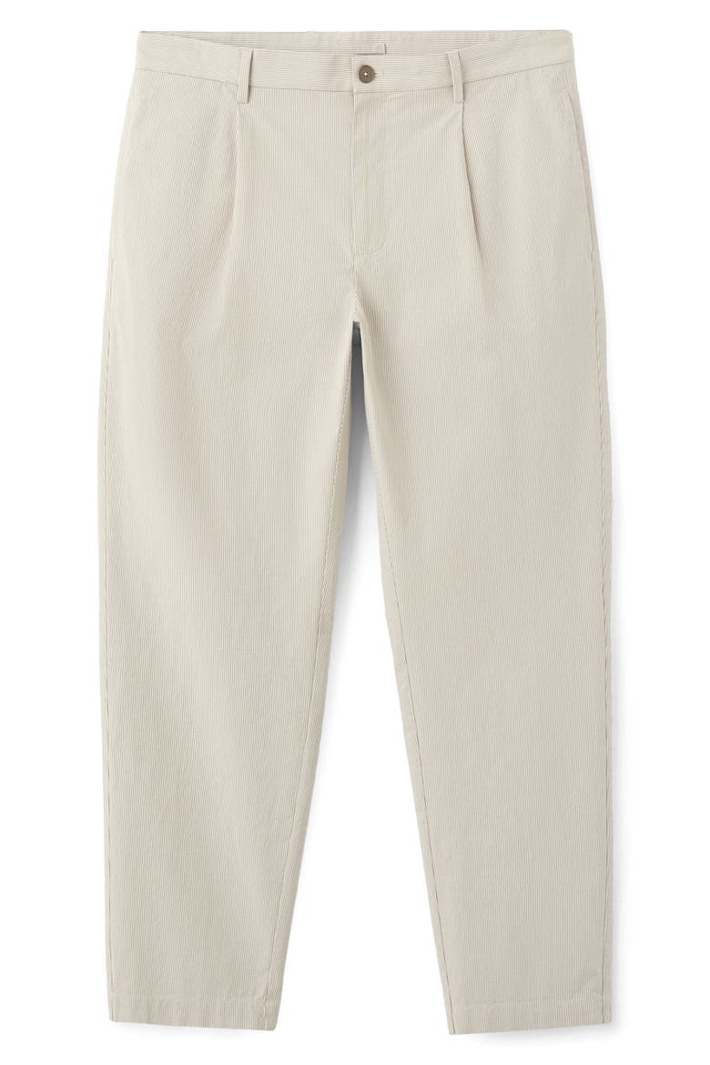 Tonal Stripe Regular Fit Pants, Main, color, MEDIUM BROWN