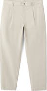 MANGO Tonal Stripe Regular Fit Pants