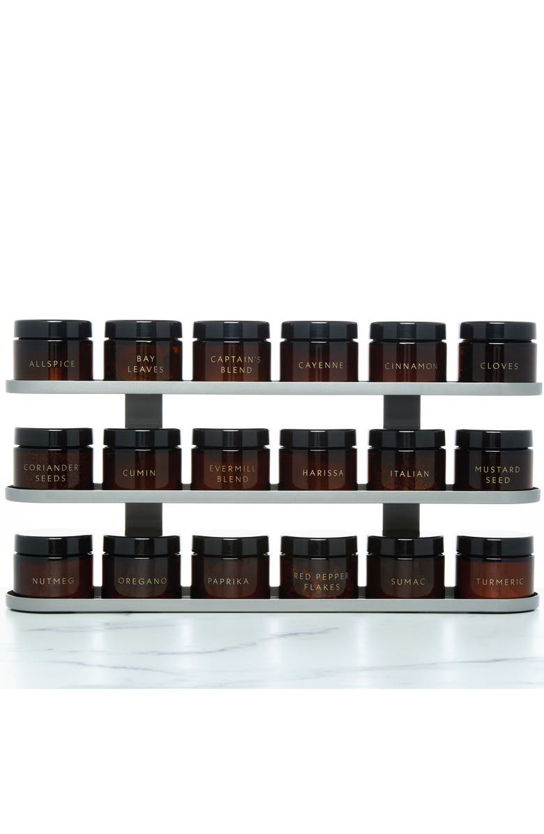 Evermill The Countertop Spice Rack, Main, color, Gunmetal