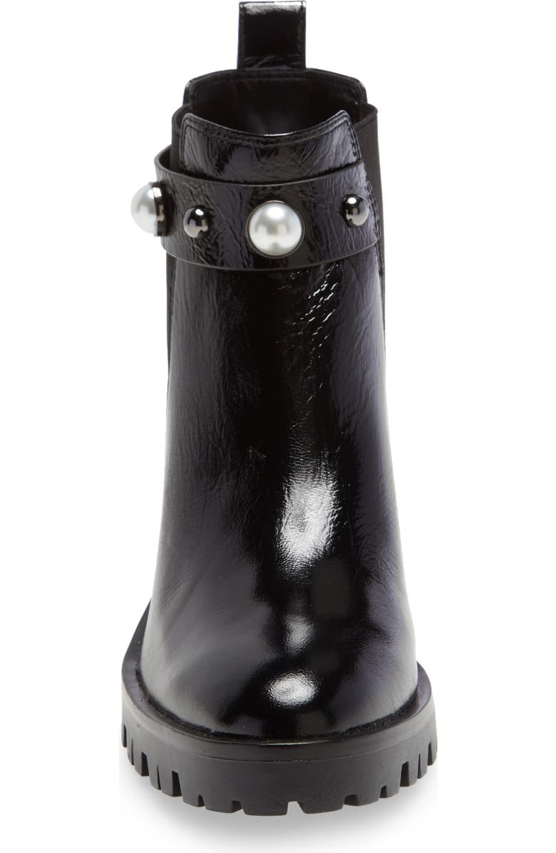 KARL LAGERFELD PARIS Pola Studded Chelsea Bootie, Alternate, color,