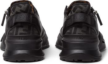 【FENDI】Fendi Flow Sneakers Black Fendi Flow Fabric Black | Fendi