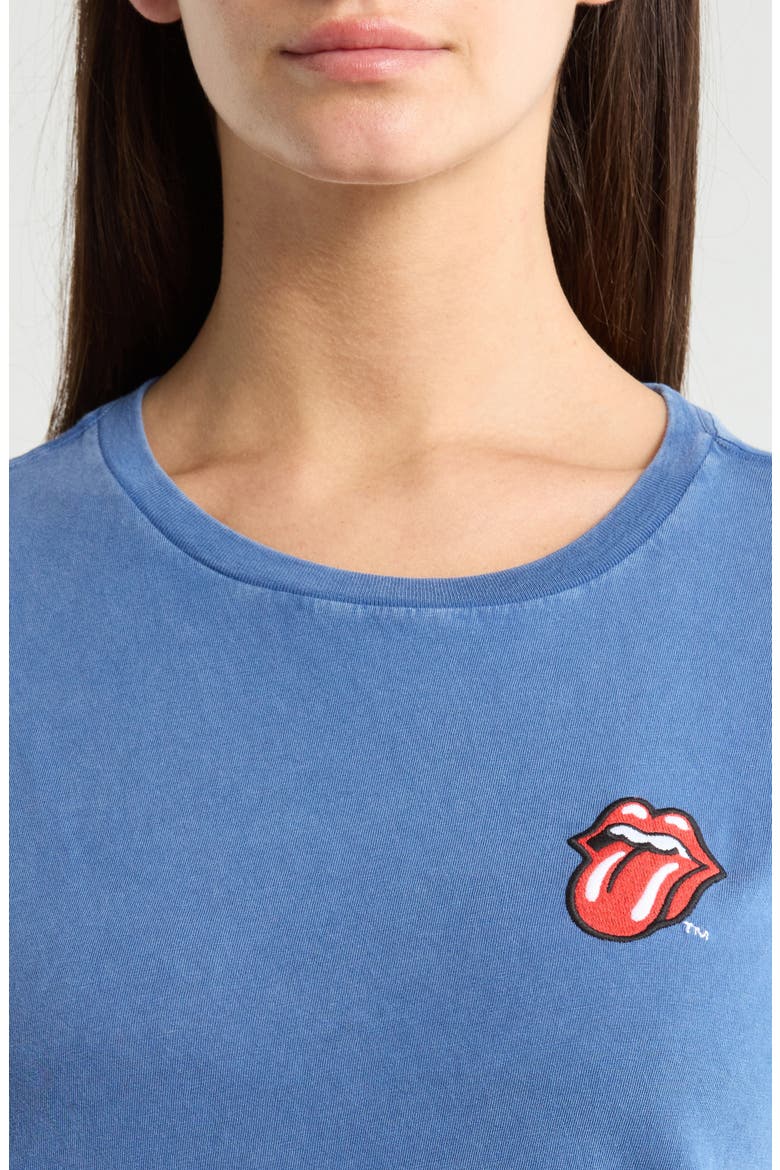 Rolling Stones Cotton Graphic T-Shirt, Alternate, color, TRUE NAVY