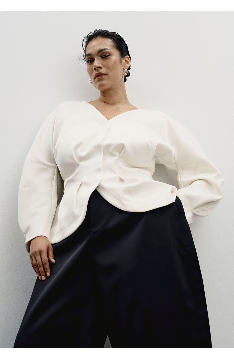 11 Honoré Crescent Moon Jacket, Main, color, Vanilla Ice