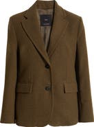 MANGO Wool Blend Blazer