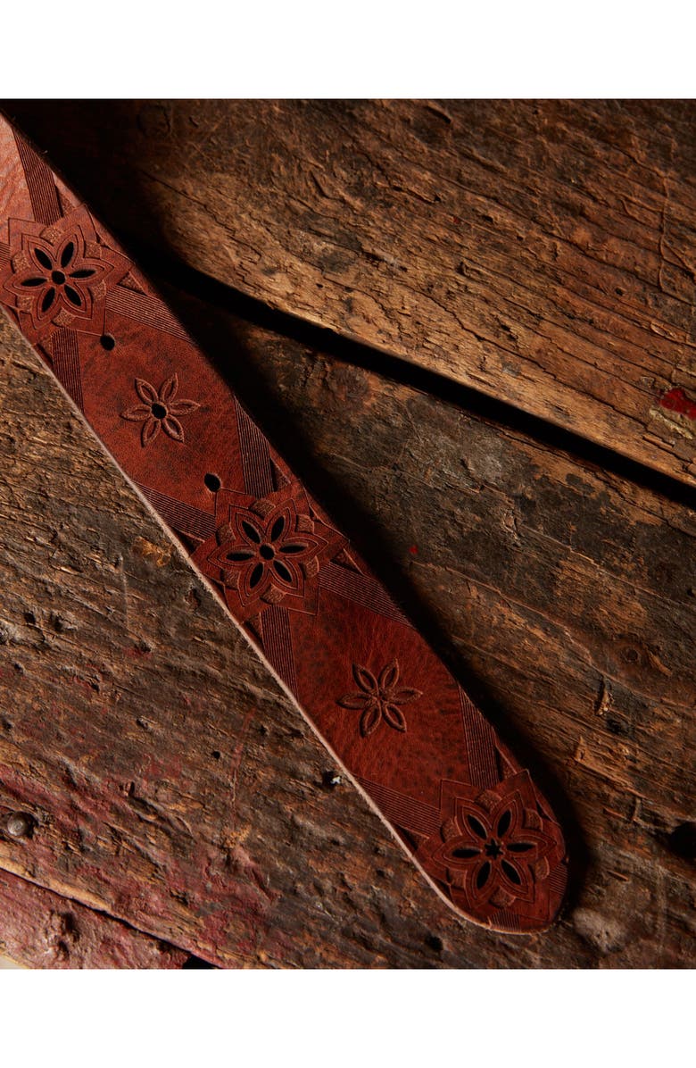 Fortela Tara Leather Belt, Alternate, color, Kai