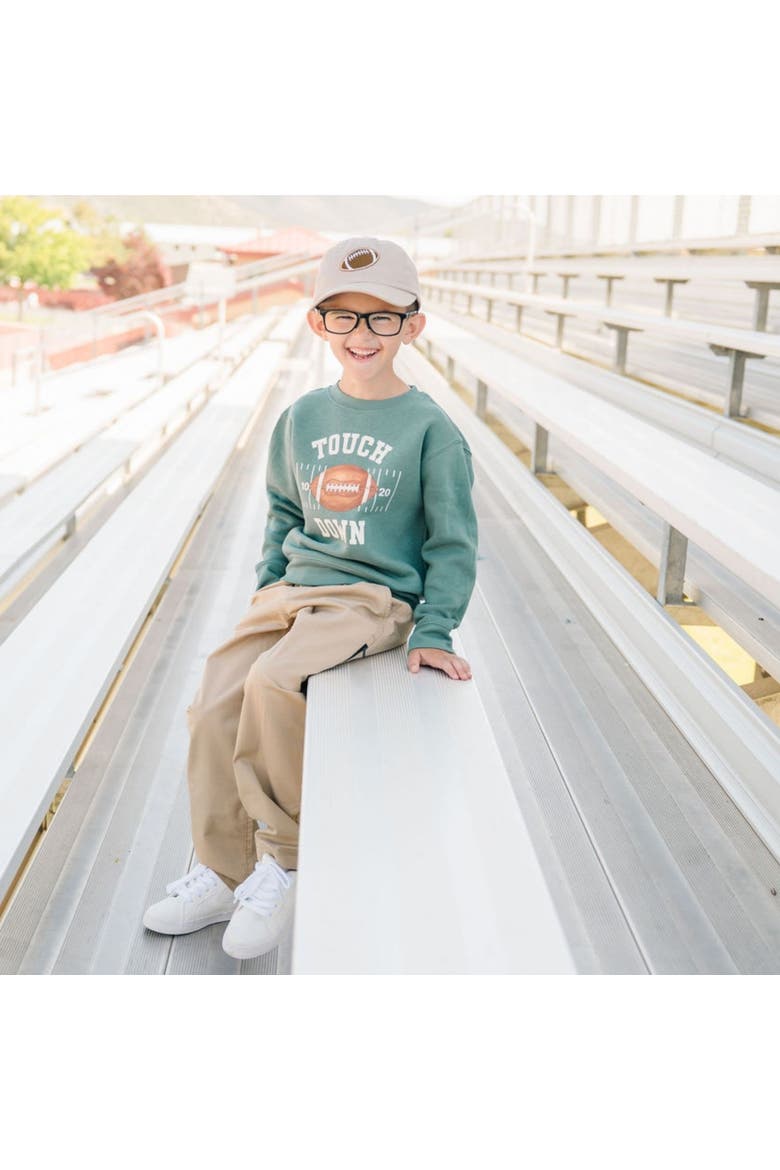 Touchdown Sweatshirt, Alternate, color, Hunter Green