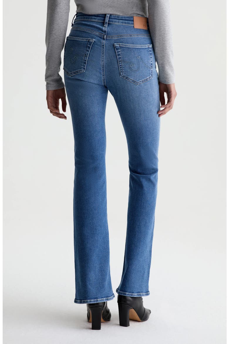 Farrah High Waist Bootcut Jeans, Alternate, color, BASS
