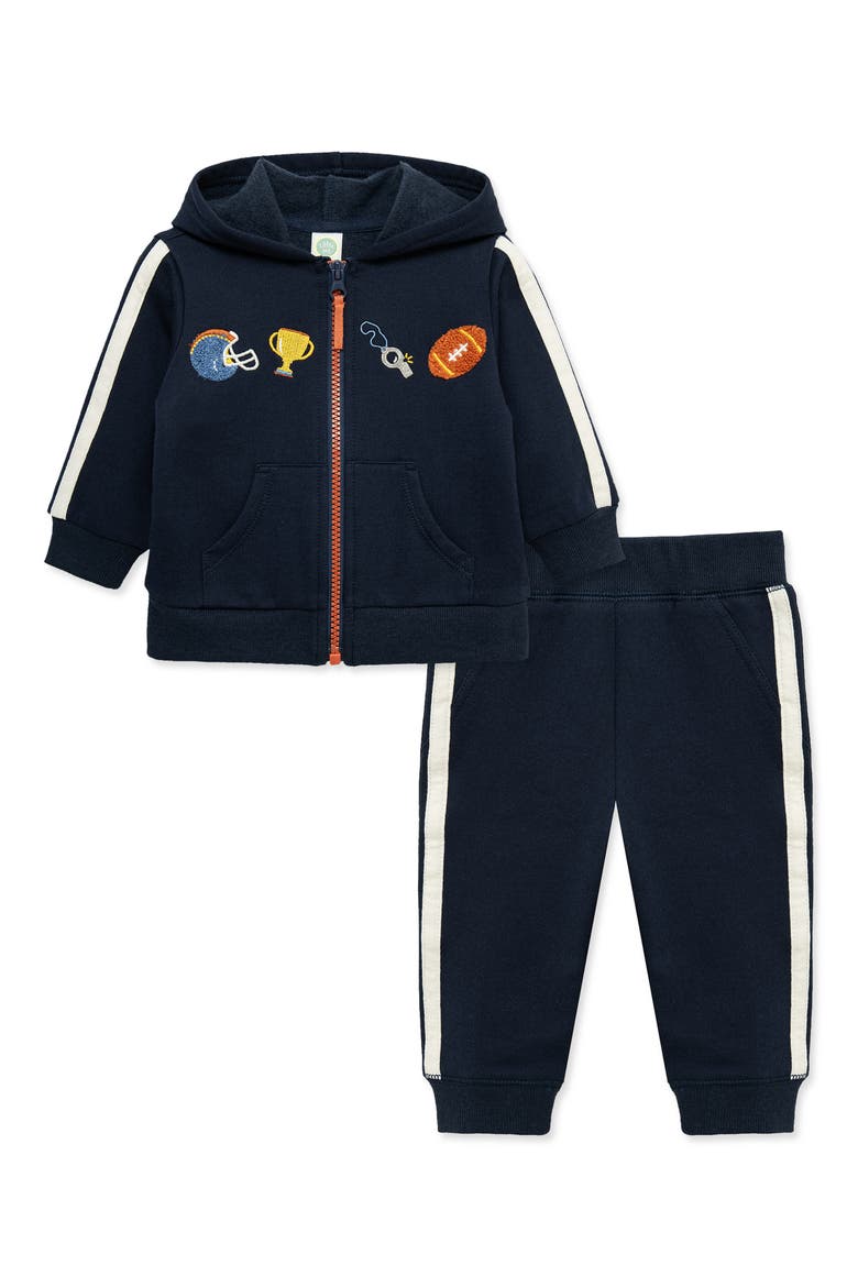 Kids' Football 2-Piece Hoodie Set, Main, color, BLUE