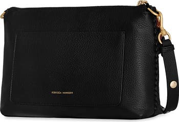 Darren Top Zip Leather Shoulder Bag