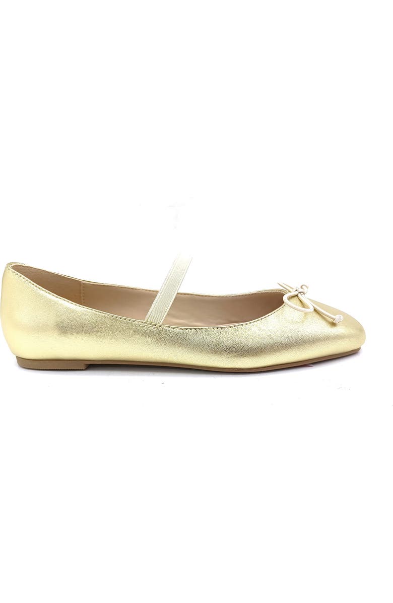 Kenneth Cole Myra Mary Jane Flat, Alternate, color, Soft Gold Leather