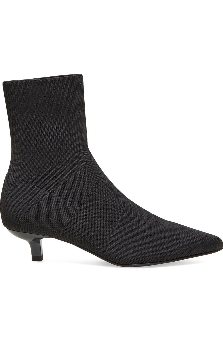 Silent D Carla Pointed Toe Stretch Knit Bootie, Alternate, color,