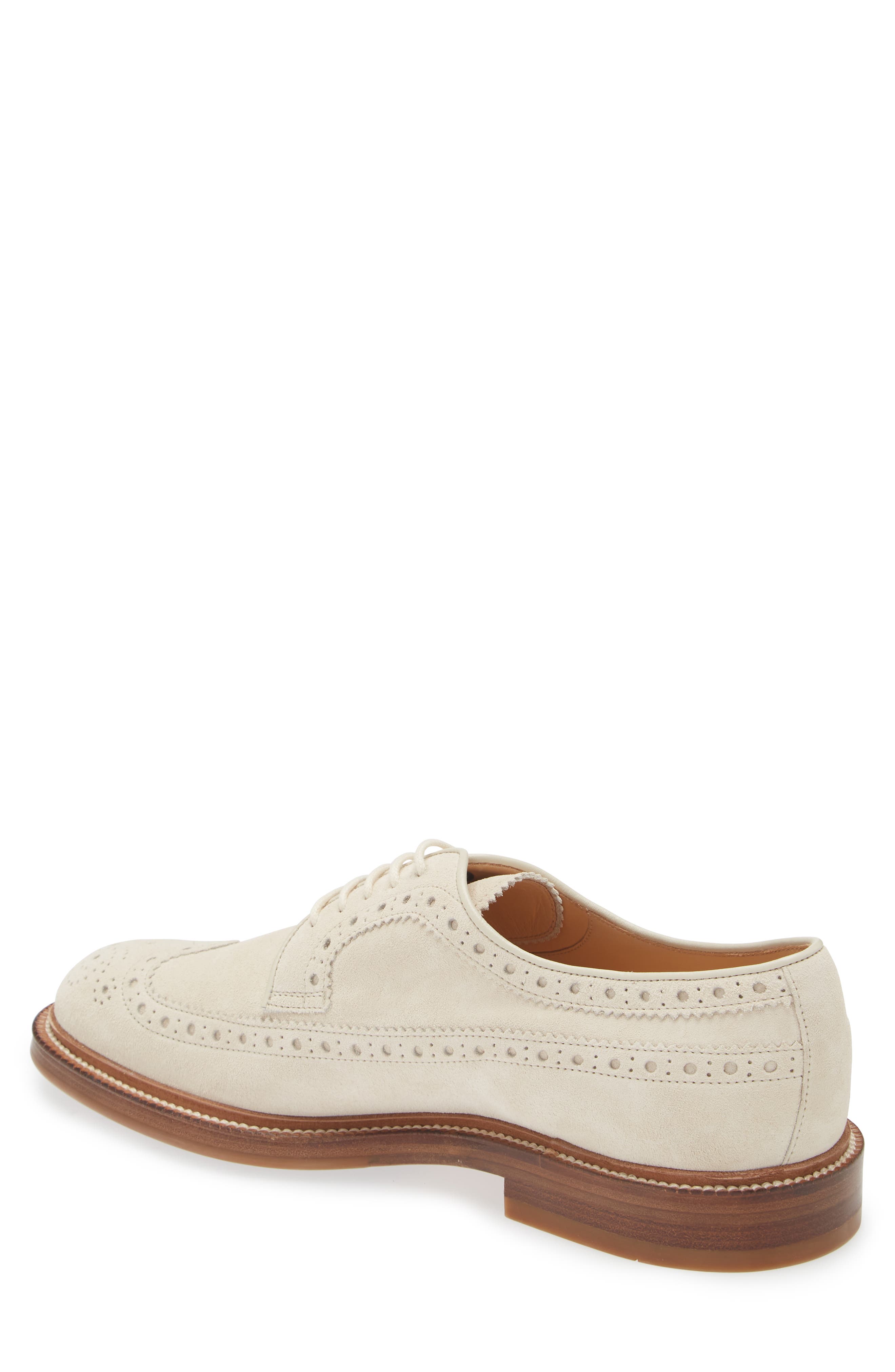 Brunello Cucinelli Longwing Derby, Alternate, color, Off White