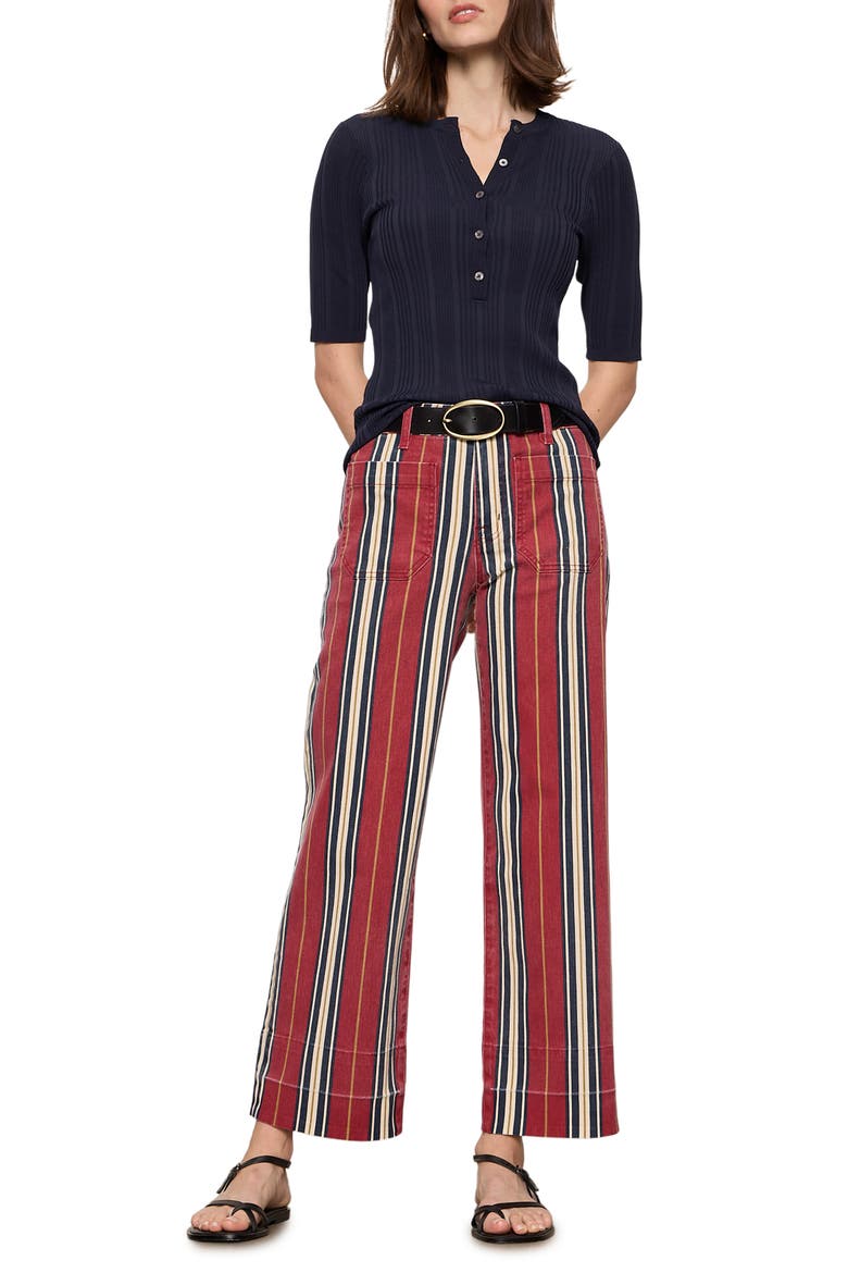 Air Of Ease Rib Top, Alternate, color, NAVY BLUE