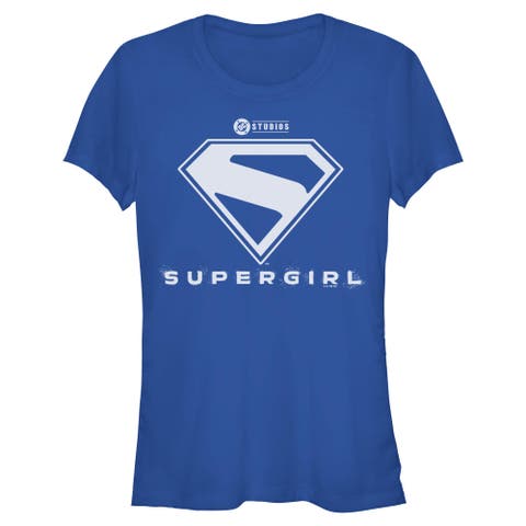 Junior's Official Shield White Logo Short Sleeve Graphic T-Shirt