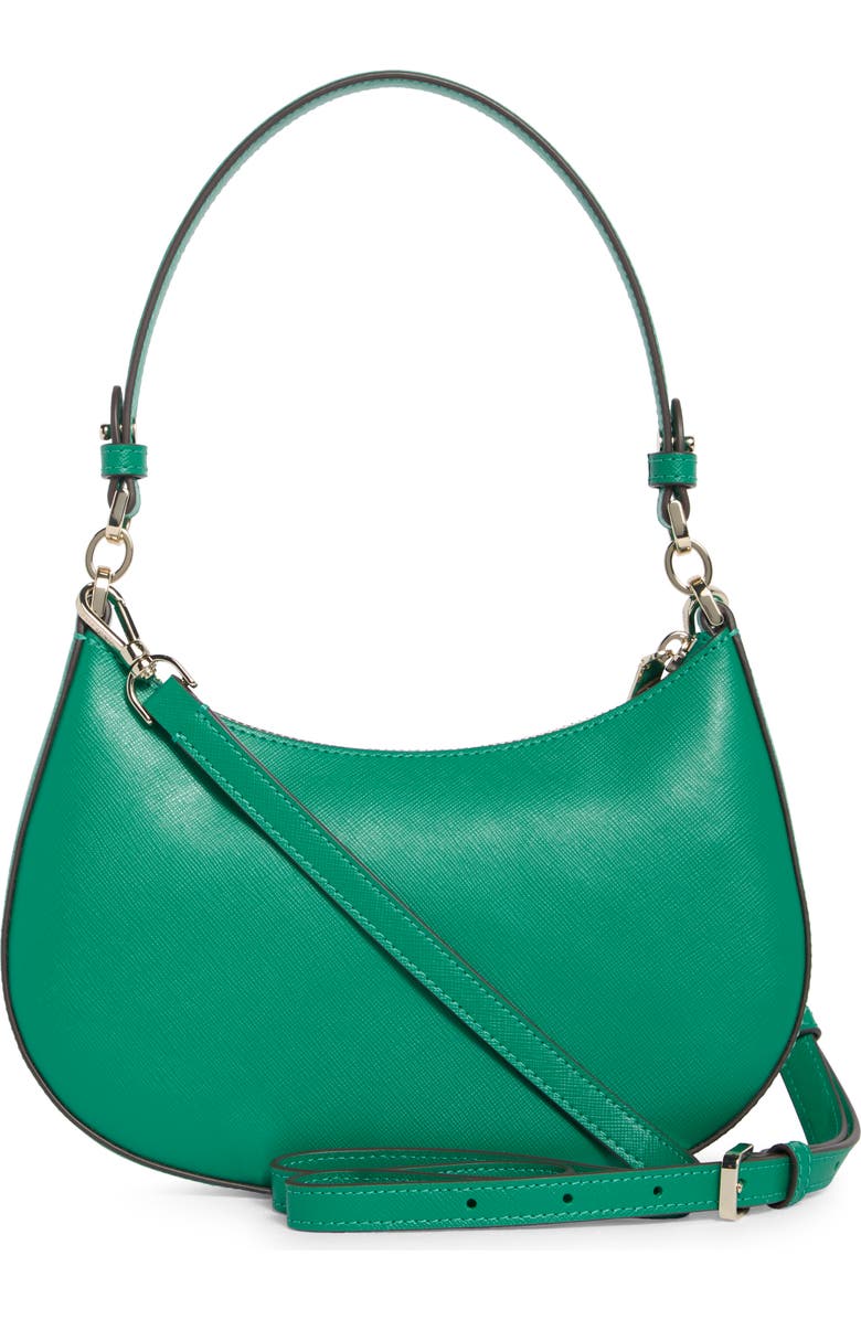 Kate Spade New York leather convertible shoulder bag, Alternate, color, Wintergreen