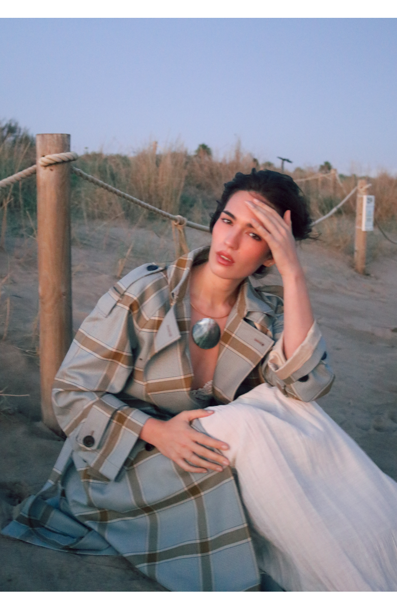 sccollection Gaia Necklace, Alternate, color, Iridescent Green And Brown