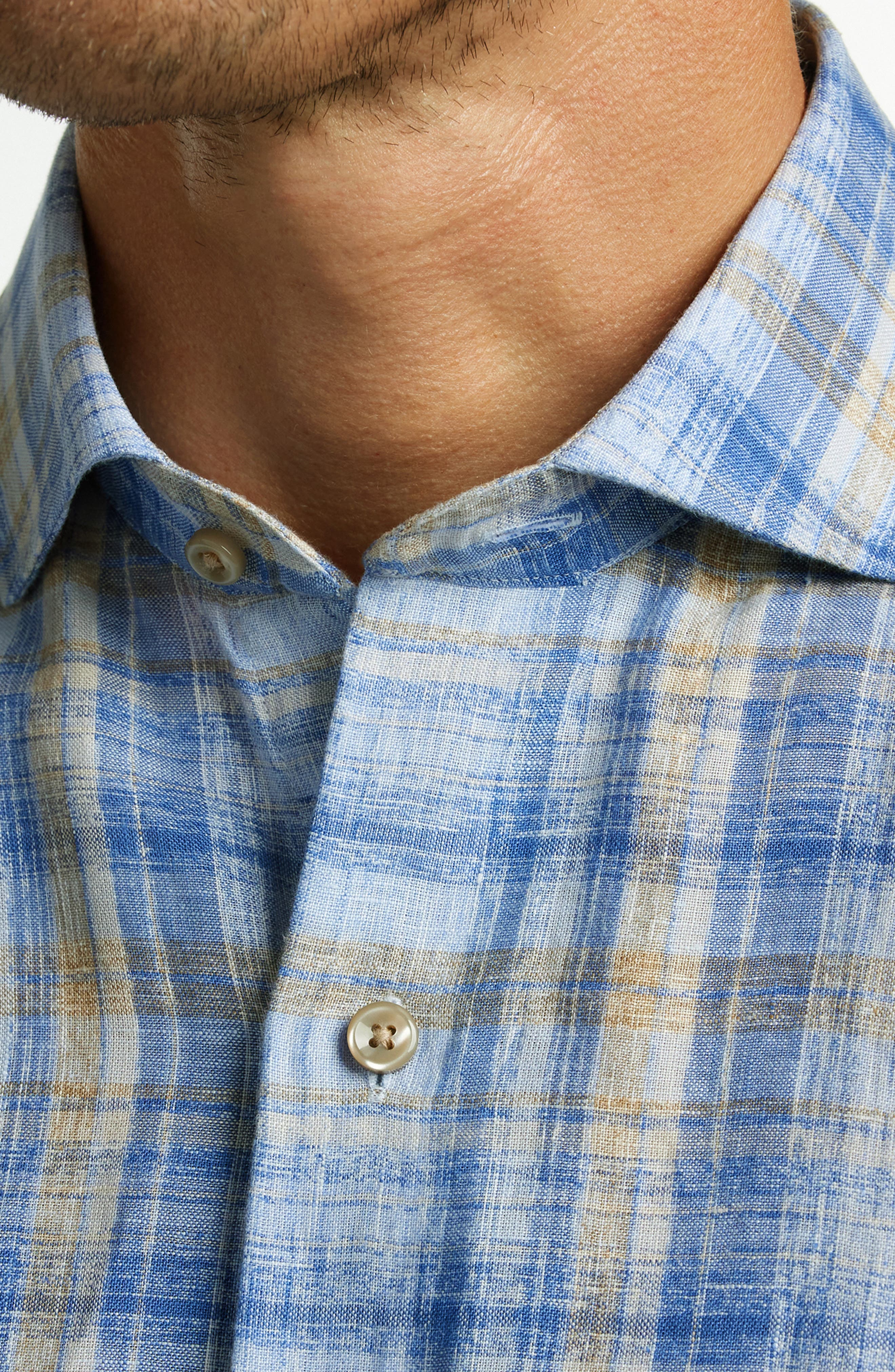 Linen Check Sport Shirt - image 2