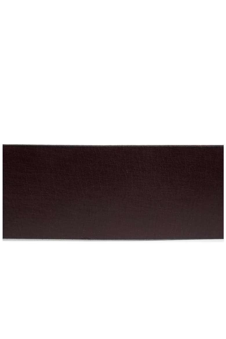 Wide Glossy Belt, Alternate, color, BROWN / ANTIQUE BRASS