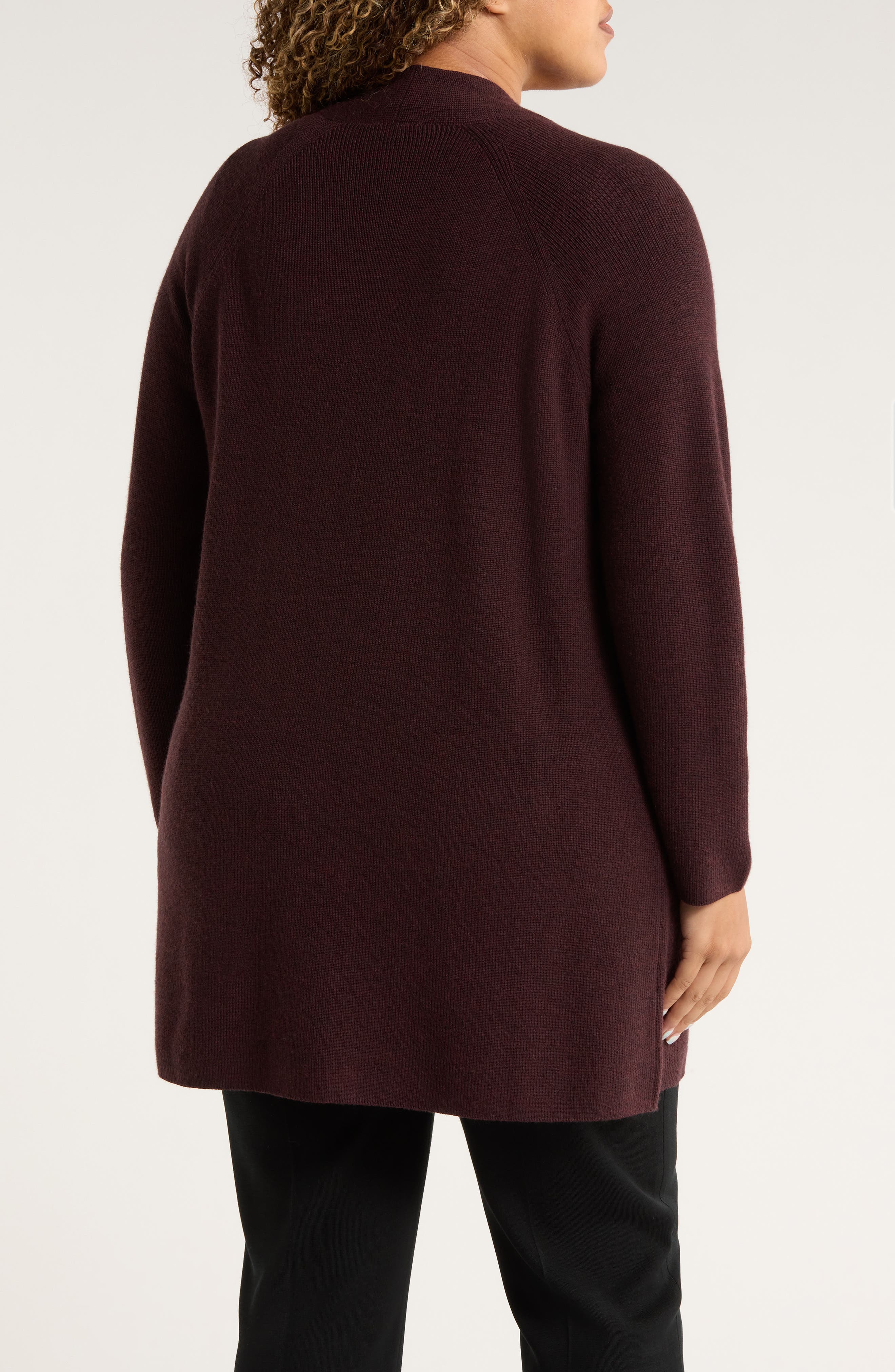 Open Front Wool Cardigan - image 2