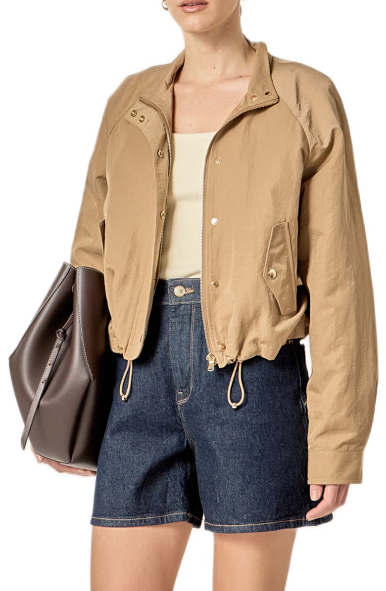 English Factory Snap Bomber Jacket, Alternate, color,