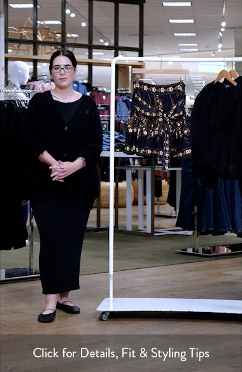 Garden Silhouette Miniskirt, sales video thumbnail