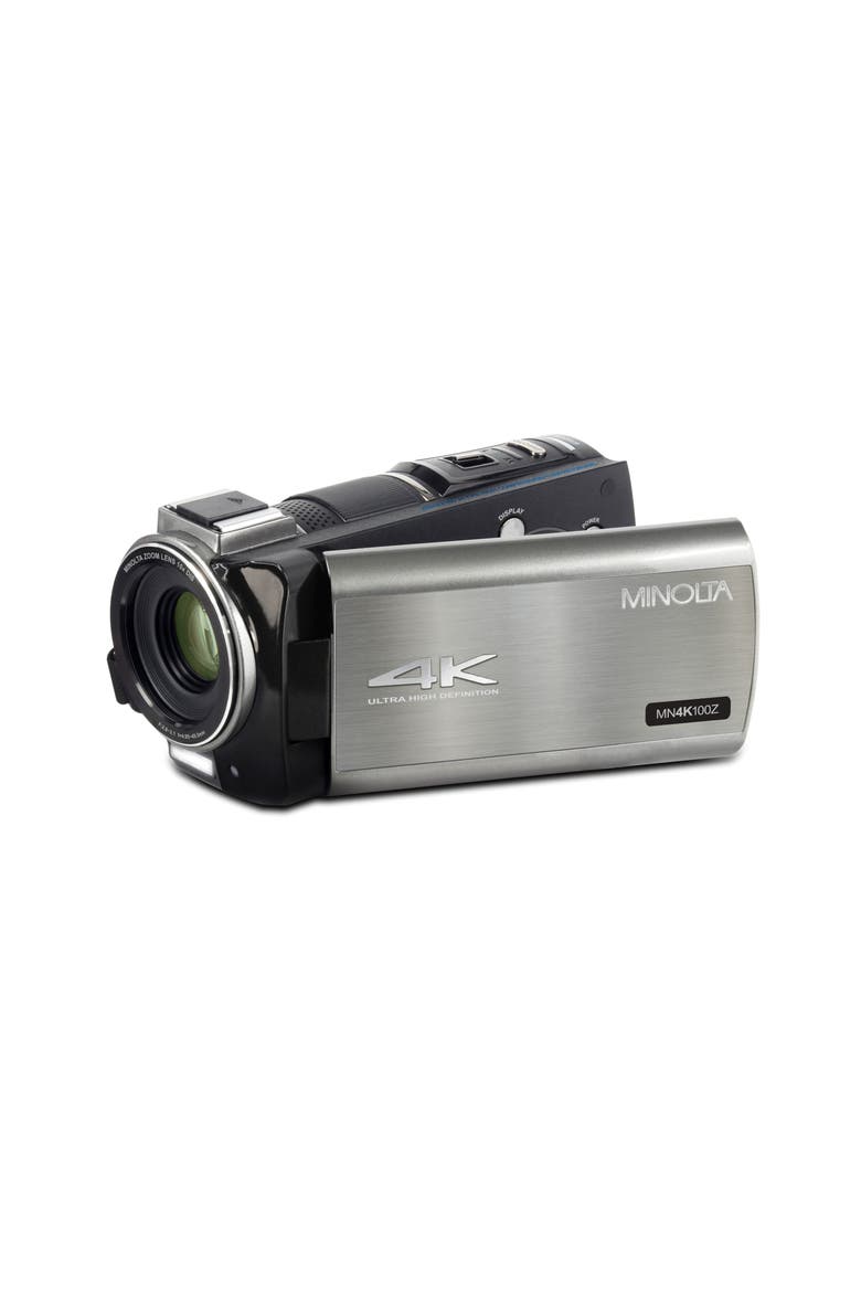 4K Ultra HD 10x Optical Zoom Camcorder, Main, color, Gunmetal