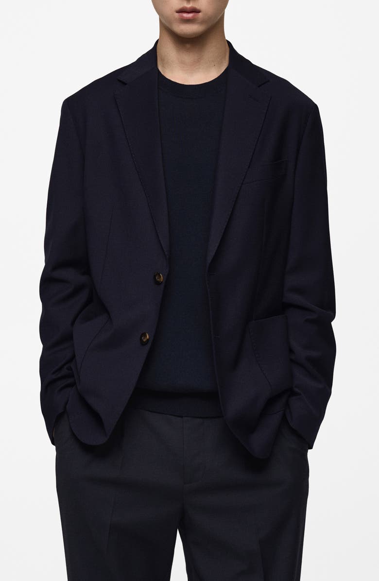 MANGO Slim Fit Blazer, Main, color,