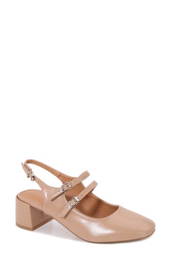 Shop Berness Mercy Mary Jane Pump In Beige